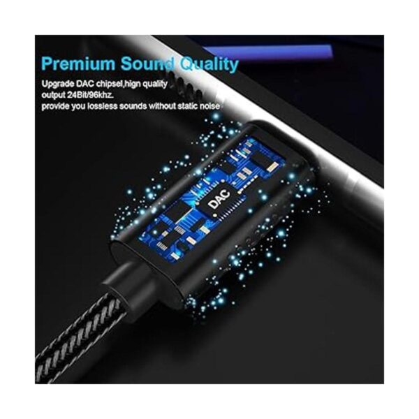 TITACUTE Adaptador de auriculares USB tipo C a conector de_2