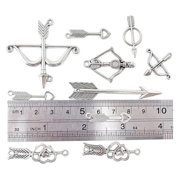Honbay 40 colgantes de lazo y flecha mezclados colección
