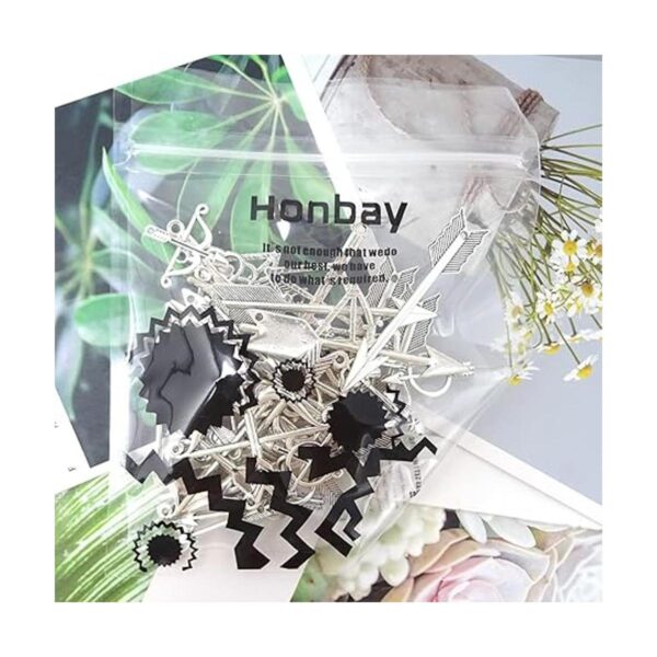 Honbay 40 colgantes de lazo y flecha mezclados colección