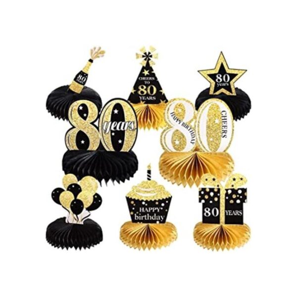 Outus Juego de 8 piezas de decoración de cumpleaños_1