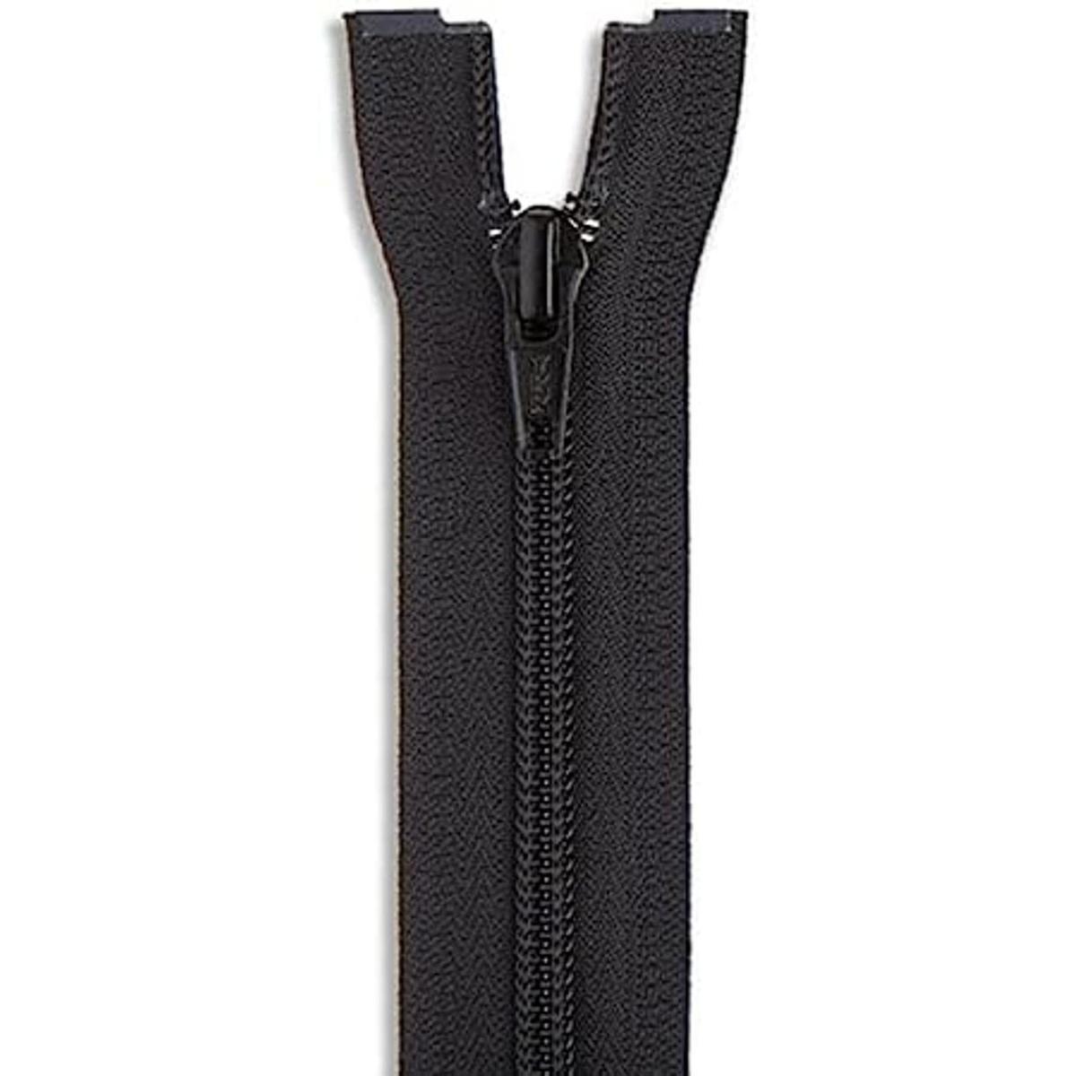 Chaqueta de nailon con cremallera de 24.0 in con