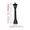 LQ Industrial Mini Lamppost 6 piezas miniatura tren tren_2