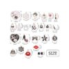 23 piezas mezcladas mujeres maquillaje encantos moda lápiz