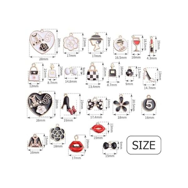 23 piezas mezcladas mujeres maquillaje encantos moda lápiz