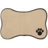 Bone Dry Comida bordada de microfibra con forma de gato_1
