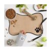 Bone Dry Comida bordada de microfibra con forma de gato_4
