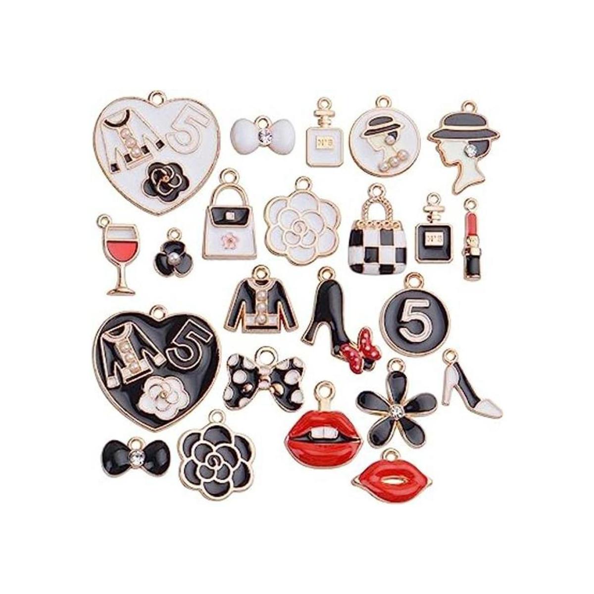 23 piezas mezcladas mujeres maquillaje encantos moda lápiz