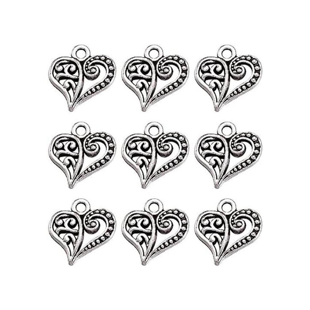 Craftdady Dijes de plata tibetana para hacer joyería