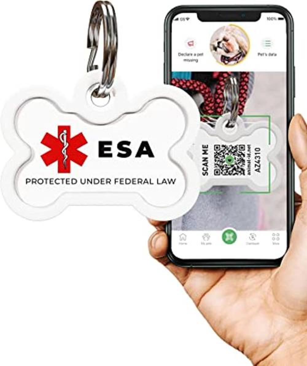 Etiqueta de apoyo emocional para animales etiqueta de