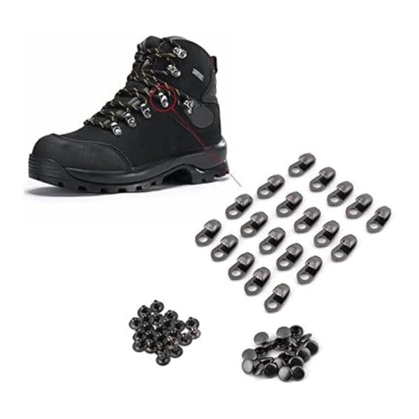 20 unidsset encaje accesorios ganchos para botas con