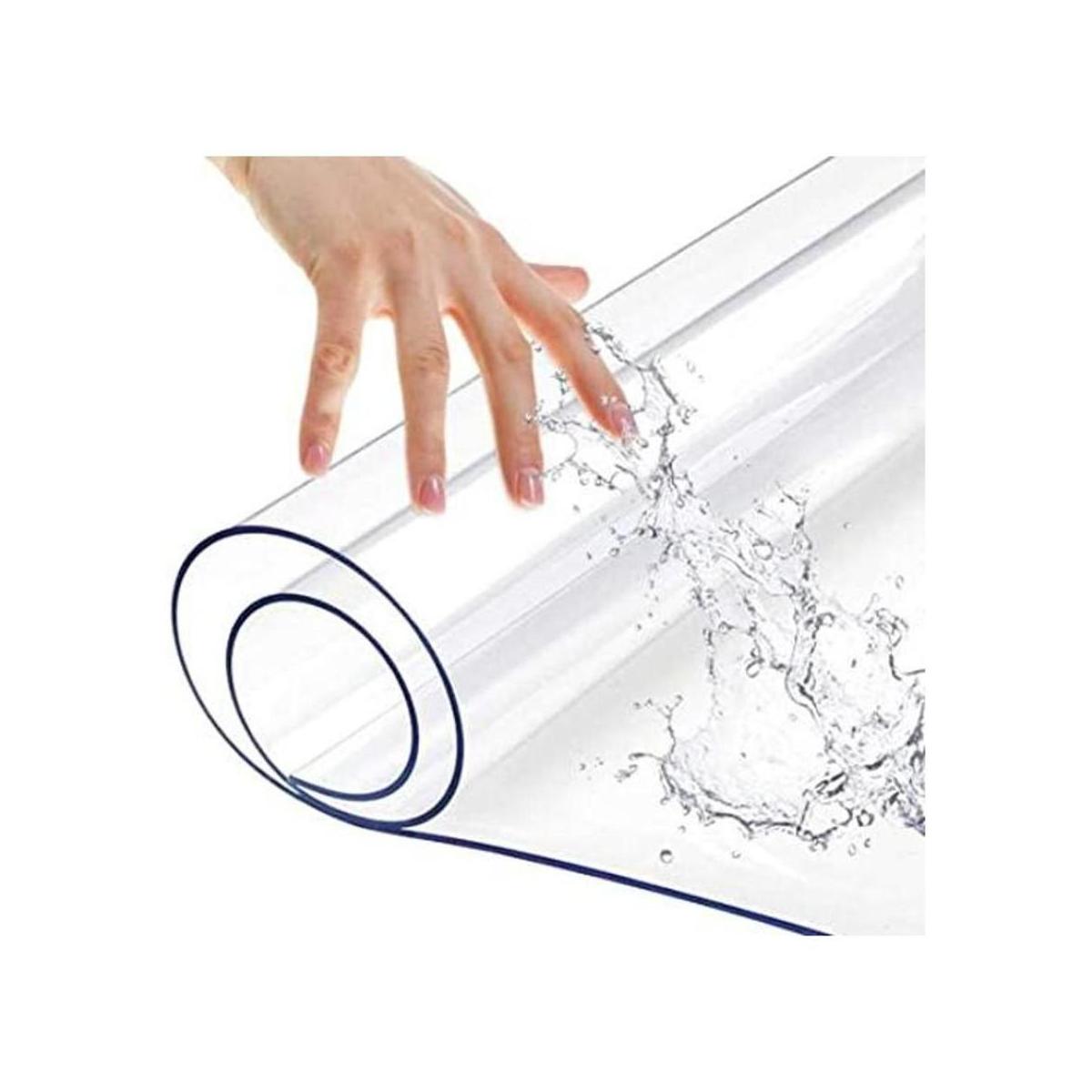 Protector de mesa de vinilo transparente para mesita de