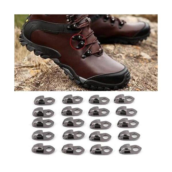 20 unidsset encaje accesorios ganchos para botas con