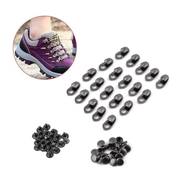 20 unidsset encaje accesorios ganchos para botas con