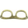 50 dijes de bronce antiguo con marco de espectáculo para_3
