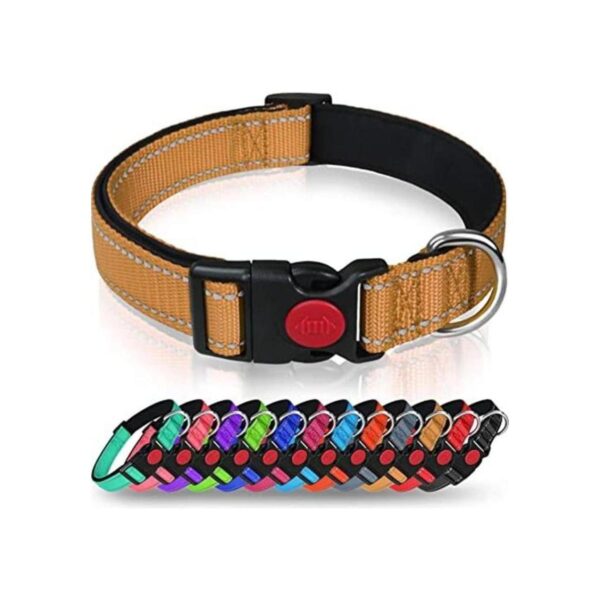Taglory Collar reflectante para perros con hebilla de_1