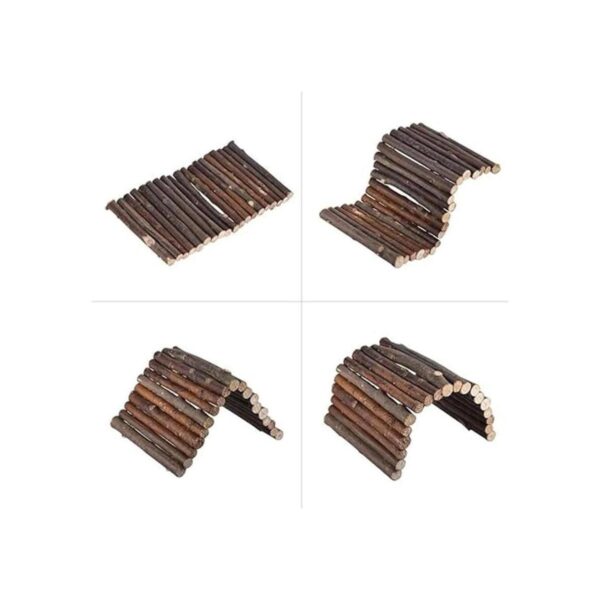 Puente de hámster escalera de madera para animales_3