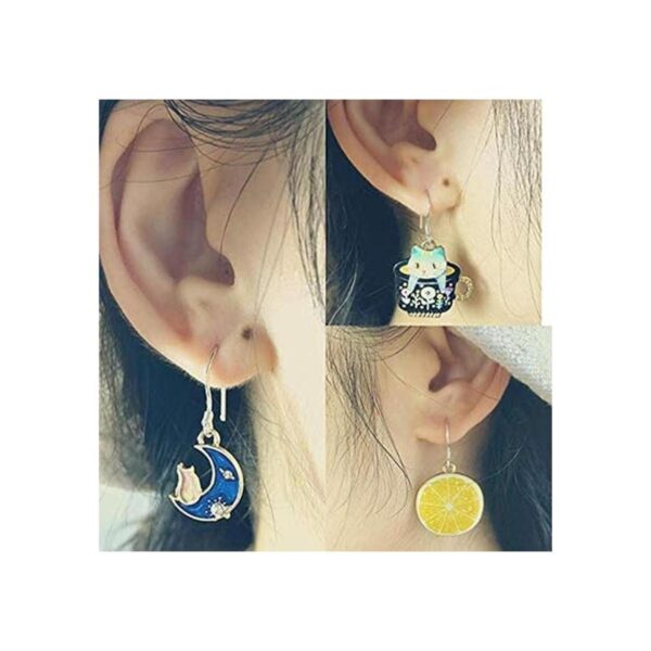 Summerdaisy 20 pares de pendientes de plata de ley 925 con_5