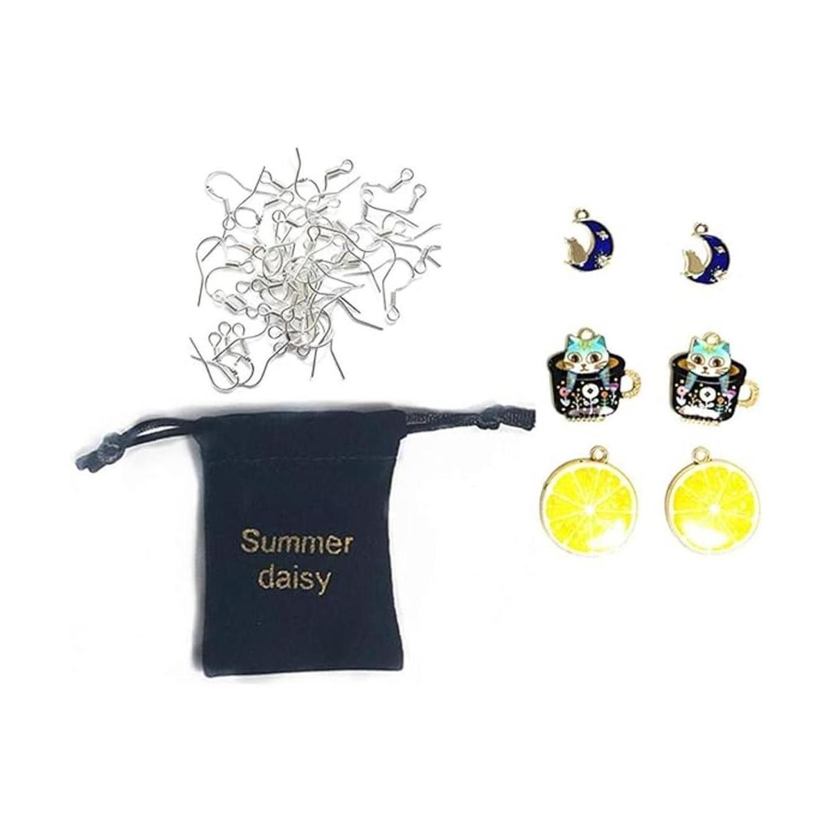 Summerdaisy 20 pares de pendientes de plata de ley 925 con
