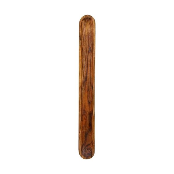 Kaizen Casa Bandeja larga de madera de acacia tallada a_2