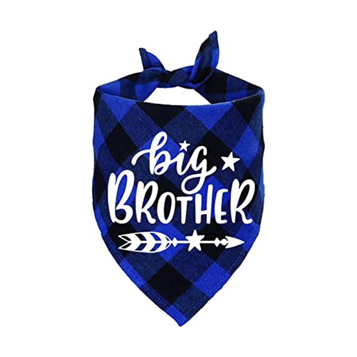 Bandana de perro a cuadros STMK Big Brother anuncio de