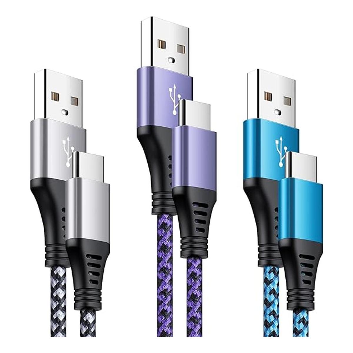 Cable USB tipo C USB C a USB A cable de carga rápida