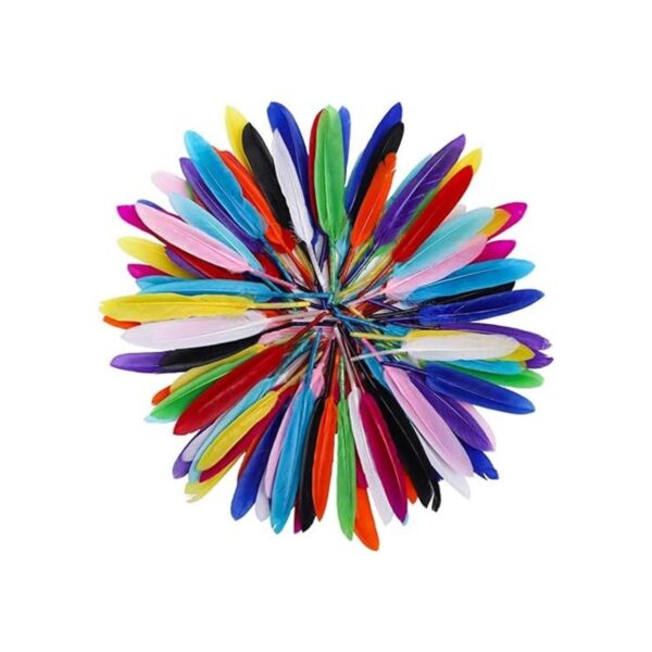 Coceca 240 plumas de ganso coloridas de 4 a 6 pulgadas