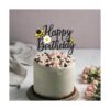 Decoración para tarta de cumpleaños con diseño de abeja_4