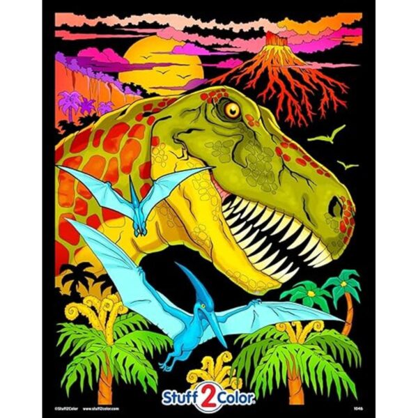 TRex Fuzzy Póster de selva 16 x 20 inches_1