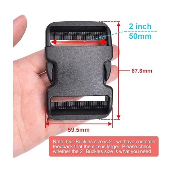 CooBigo Paquete de 5 clips de hebilla de plástico de_2