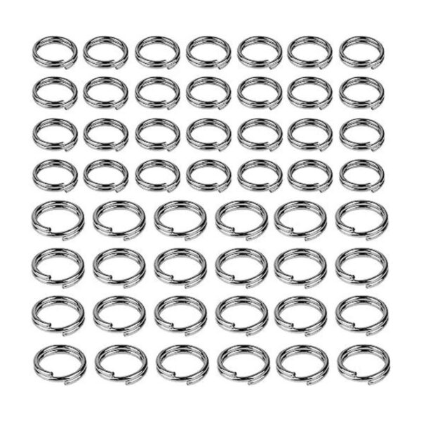 HUIHUIBAO 200 piezas de acero inoxidable Split Ring_1