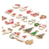 Colección de abalorios de Navidad 30 piezas de esmalte