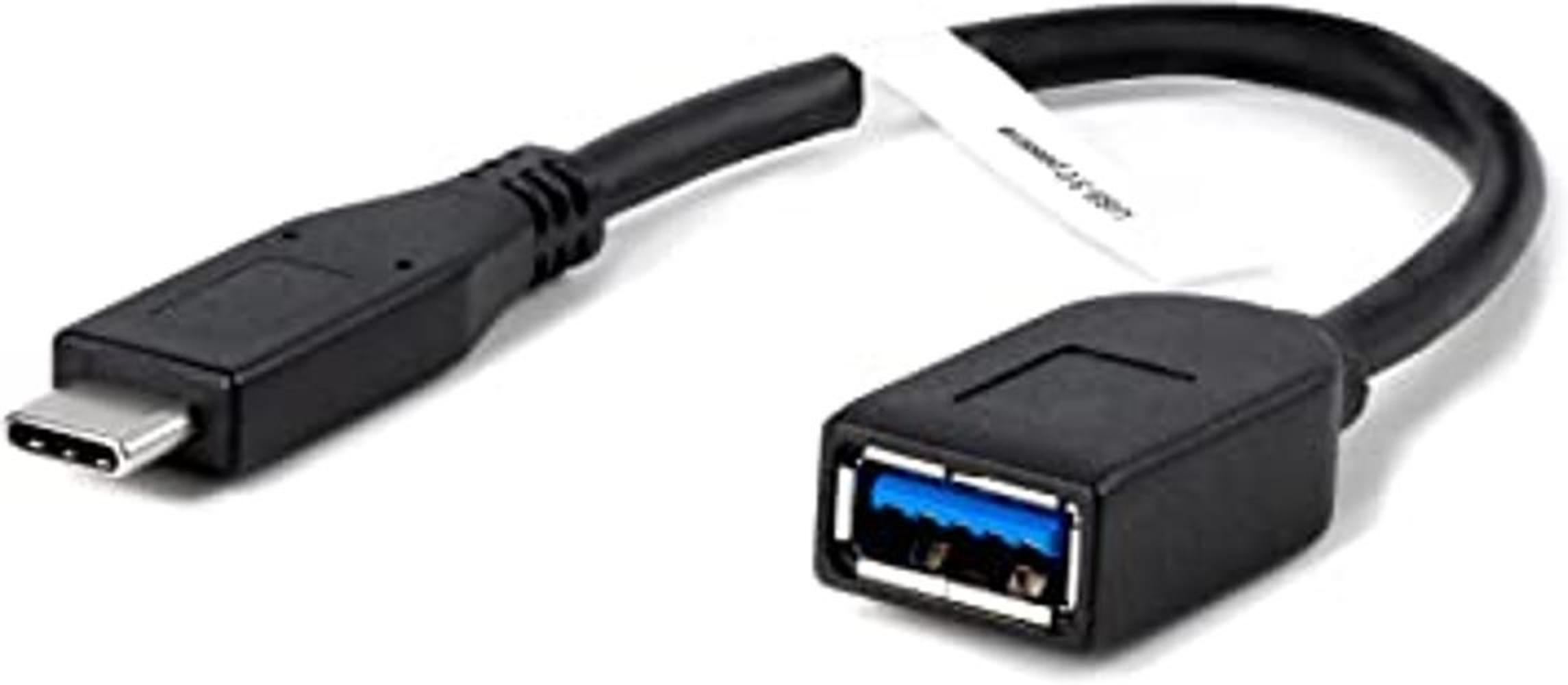 Cable adaptador USB C a USB permite la conexión de USB