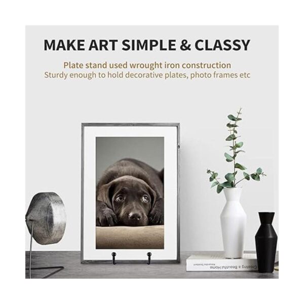 Livelab Plate Stands for Display 3 Pack 6 Inch Picture