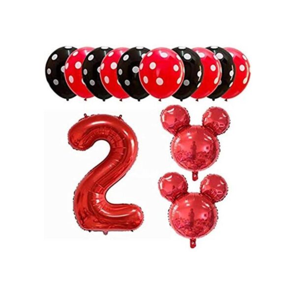 Juego de globos de papel de Minkey Mouse de Hongkai para_1