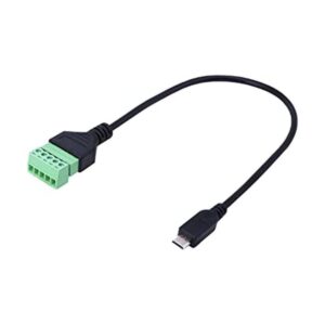 CERRXIAN Cable de extensión micro USB macho a 5 pines_1