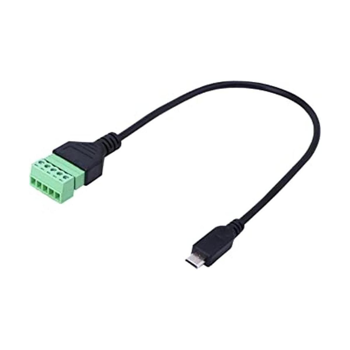 CERRXIAN Cable de extensión micro USB macho a 5 pines