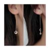 Beebeecraft 1 caja 10 aretes roscados chapados en oro de_6