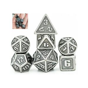 UDIXI Mini juego de dados de metal DND juego de dados_1