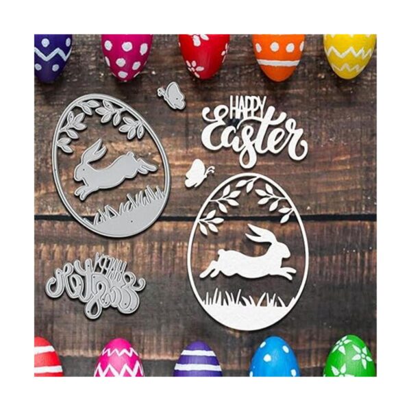 2 troqueles de corte de conejo de Pascua para hacer_5