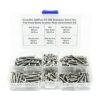 Guard4U 300 tornillos de cabeza plana hexagonales de acero_1