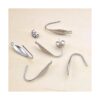 50 ganchos para aretes ganchos de alambre de oreja con 50
