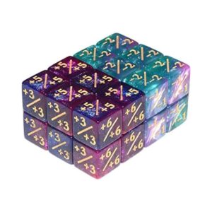 Juego de dados de seis caras 24 piezas de galaxia_1
