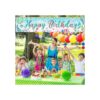 Tatuo Cartel de sirena de feliz cumpleaños de sirena bajo
