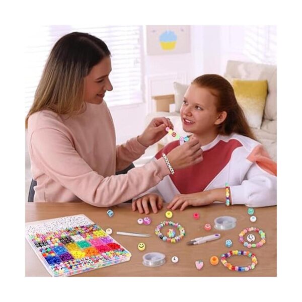 JOICEE Bracelet Making Kit Pony Beads fruite Flower