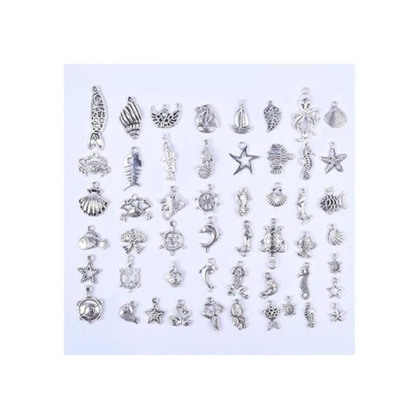 BronaGrand 100 colgantes mixtos de plata antigua para