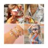 JOICEE Bracelet Making Kit Pony Beads fruite Flower