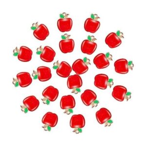 Hicarer 60 dijes con forma de manzana roja aleación