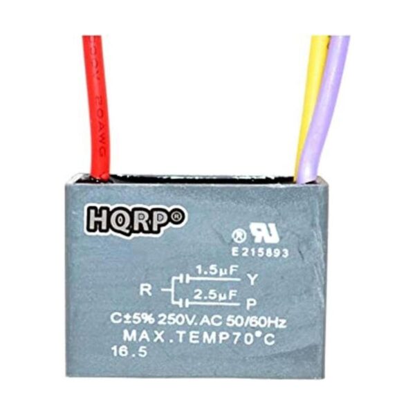 HQRP Condensador compatible con el ventilador de techo