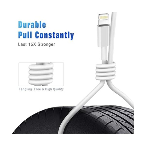 Cargador para iPhone 3 cables Lightning con certificación_4