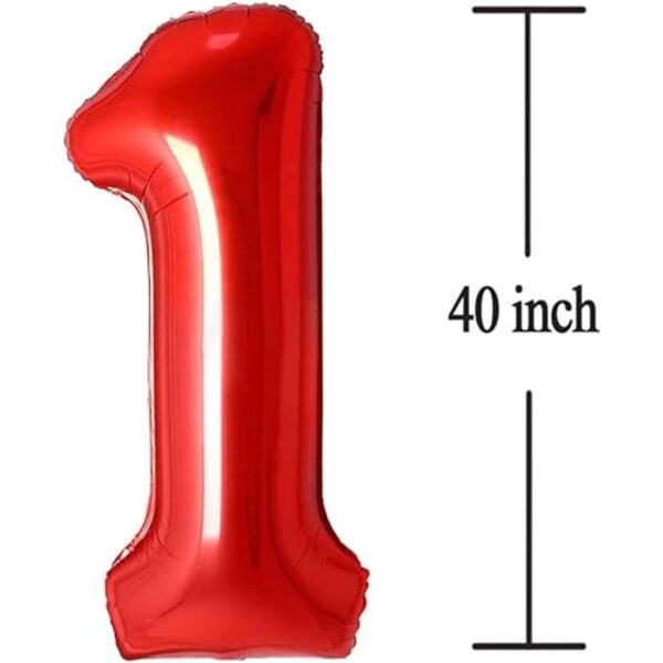 Globos de 13 números rojos gigantes gigantes número 13_2